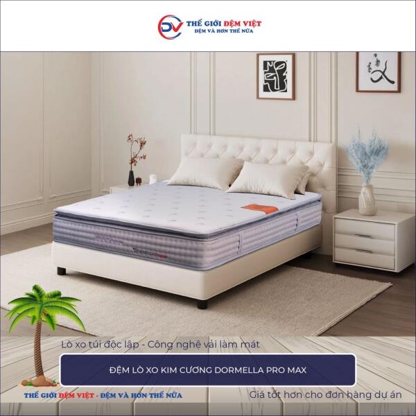  Đệm lò xo Kim Cương Dormella Pro Max 2